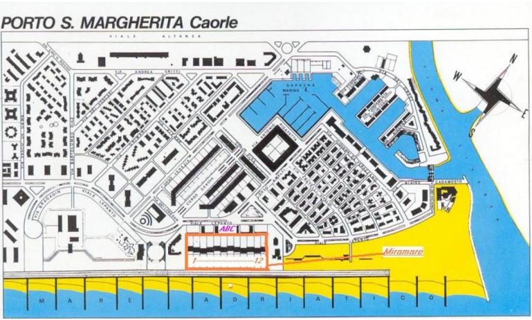 Ferienwohnungen MIRAMARE: Standort auf dem Stadtplan