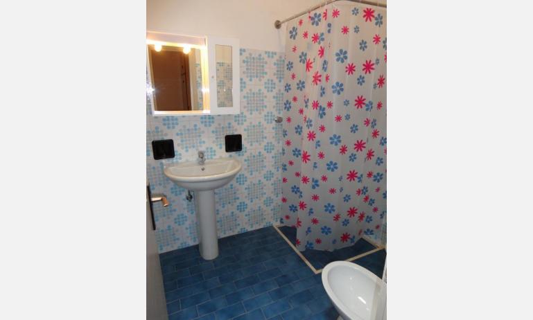 appartamenti LOS NIDOS: C6 - bagno con tenda (esempio)