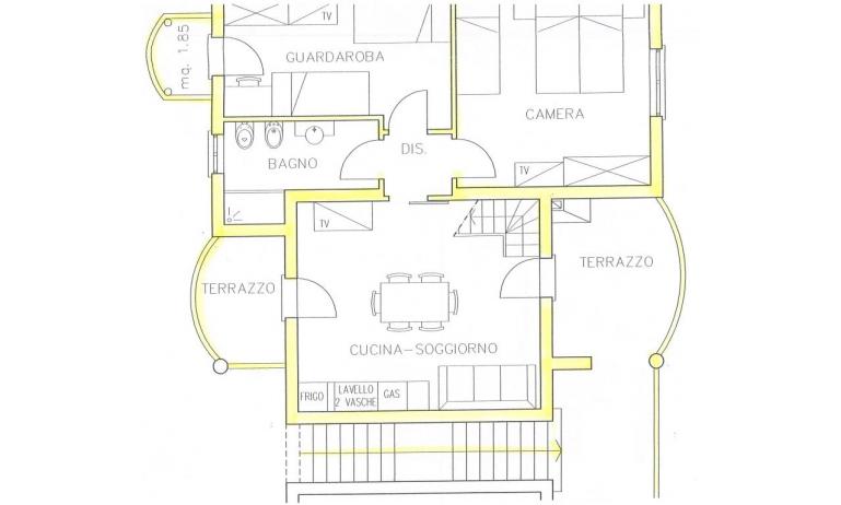 residence TULIPANO: D8 - planimetria