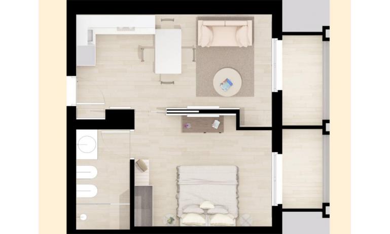 aparthotel TOURING: BT - planimetria