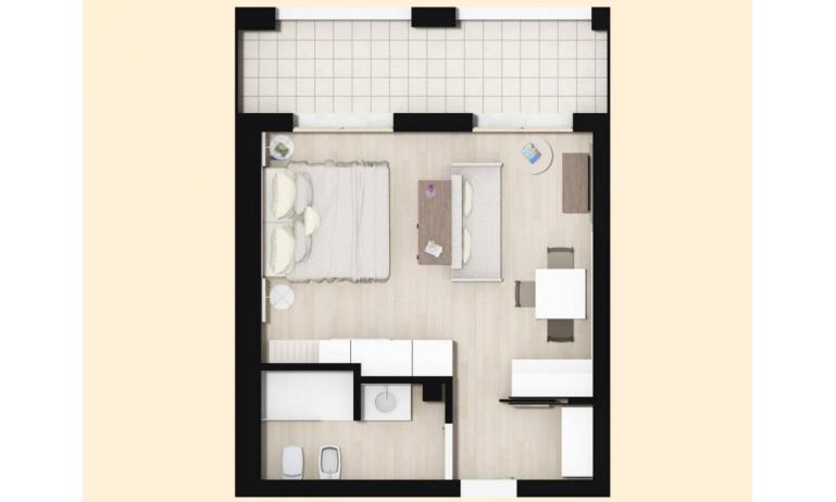 aparthotel TOURING: A - planimetry