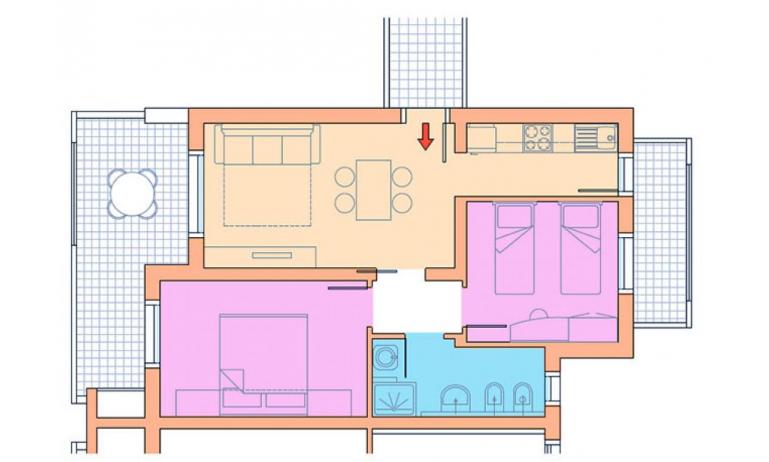 Residence VILLAGGIO A MARE: C6/IR - Planimetrie