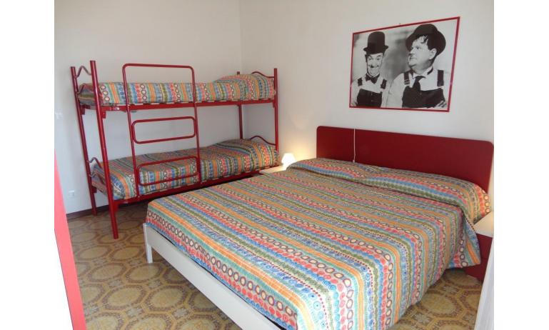 apartments MARCO POLO: B5 - bedroom with bunk bed (example)